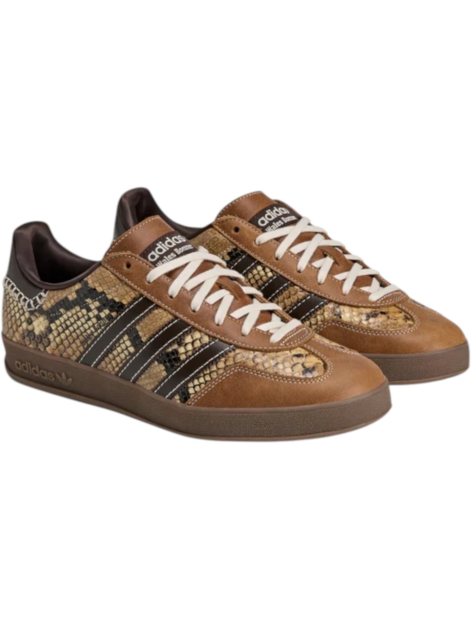 Wales Bonner X Adidas KK3641 WB Gazelle Snake Dusrus/WonWhi