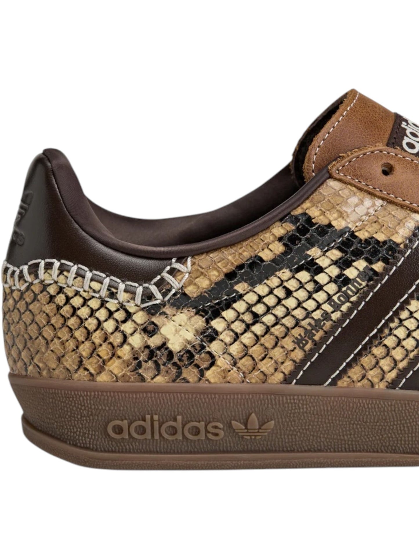 Wales Bonner X Adidas KK3641 WB Gazelle Snake Dusrus/WonWhi