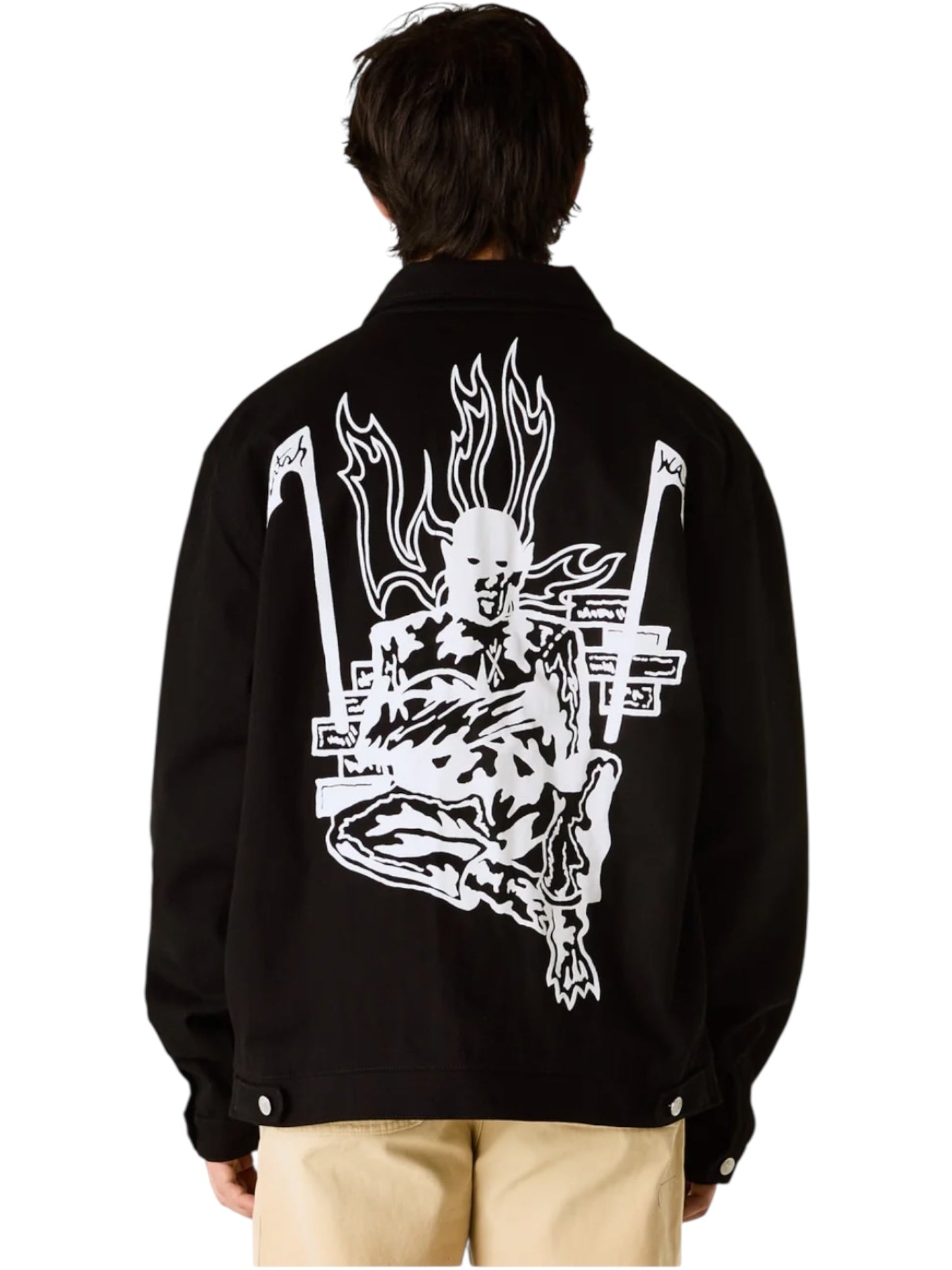 Warren Lotas Masked Demon Work Jacket Black