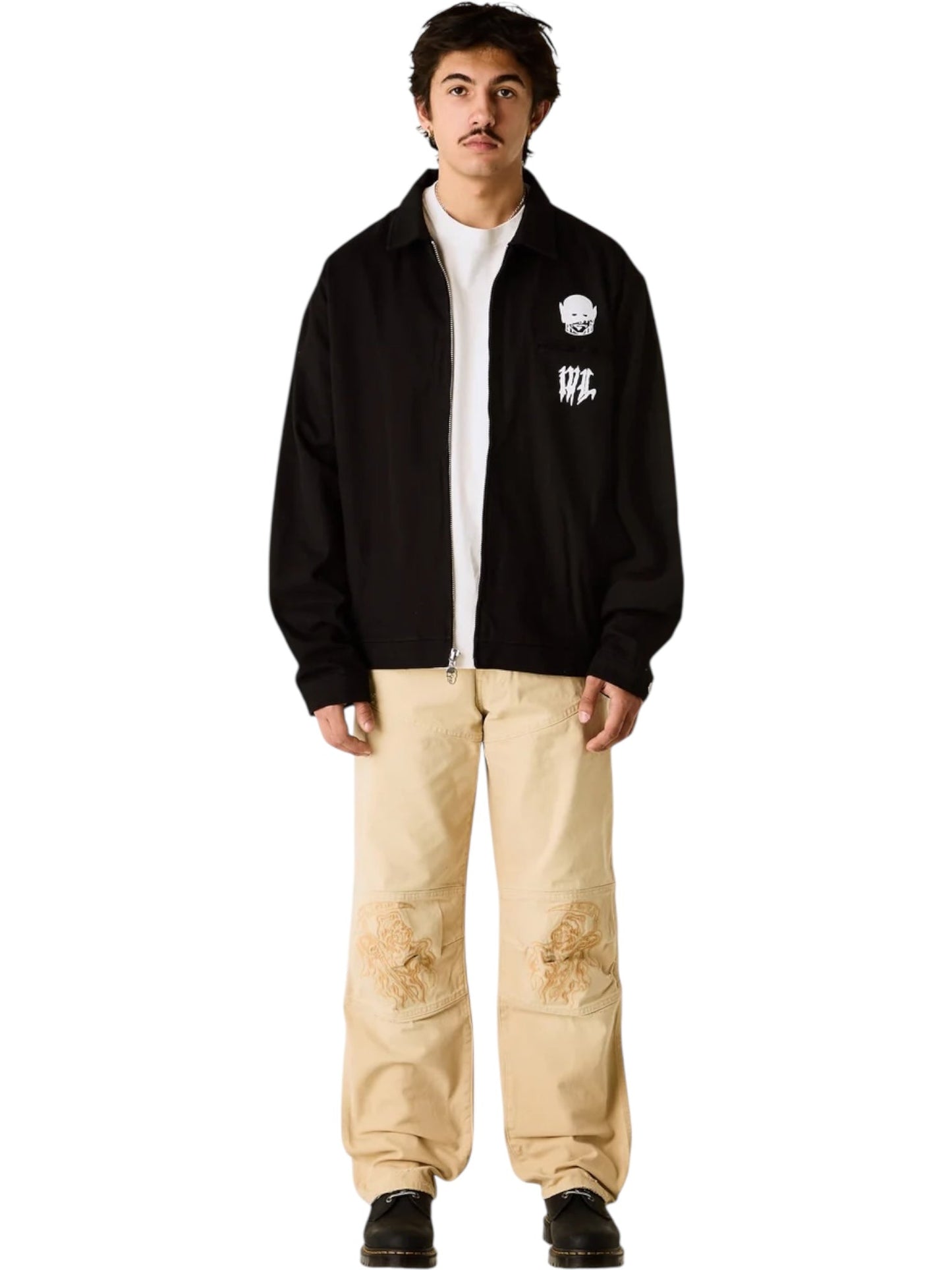 Warren Lotas Masked Demon Work Jacket Black