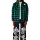 Warren Lotas Reaper with Sword Quilted Lined  Flannel Grn