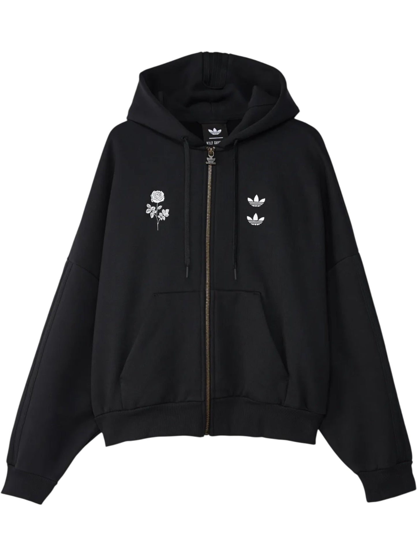 Willy Chavarria X Adidas KD9346 WC Zip Hoodie Black