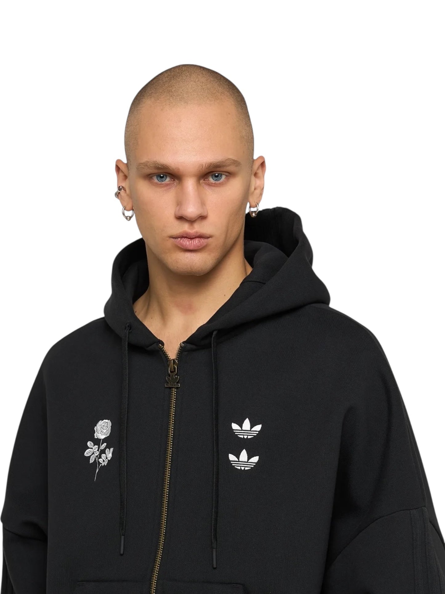 Willy Chavarria X Adidas KD9346 WC Zip Hoodie Black