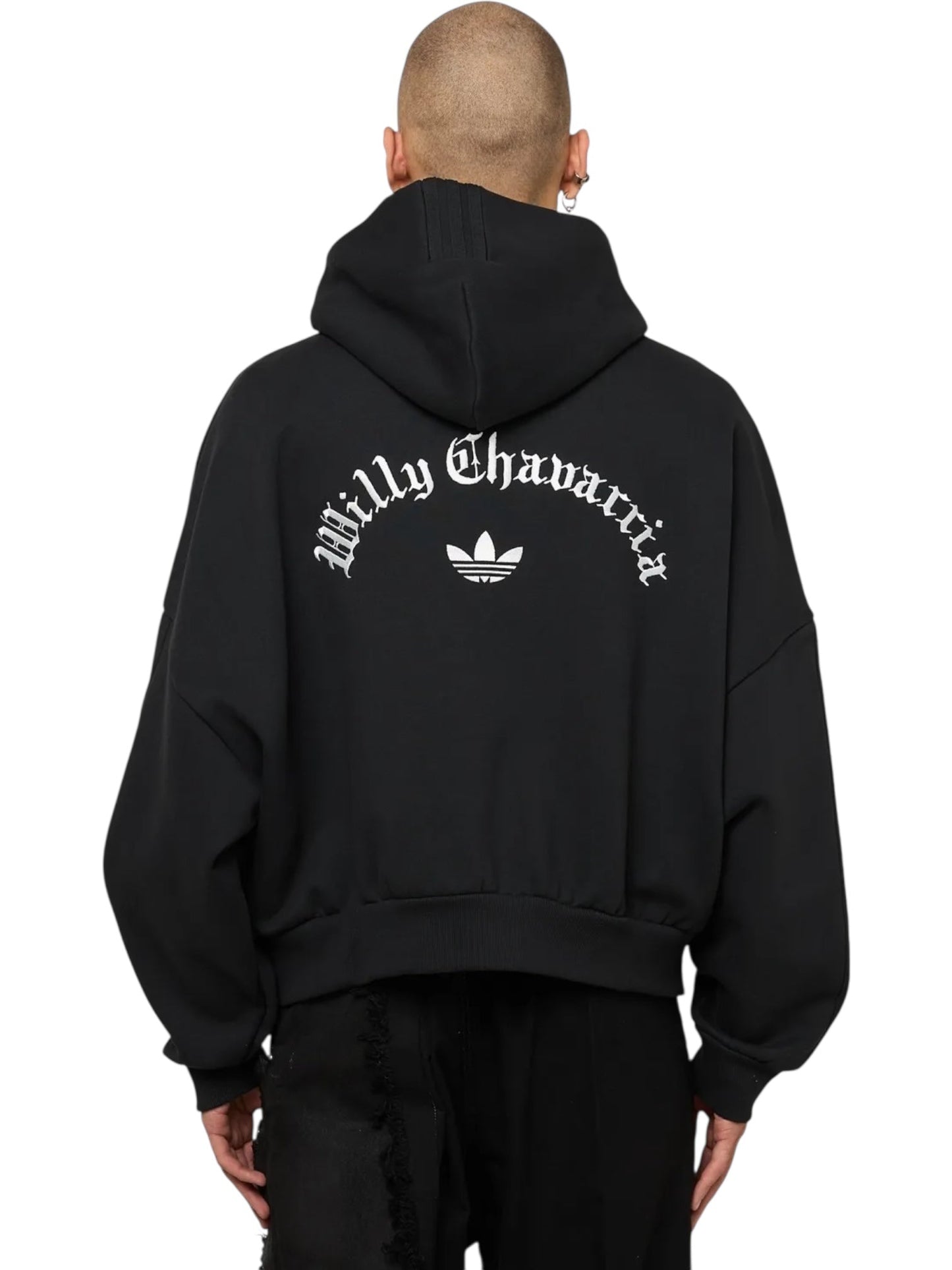 Willy Chavarria X Adidas KD9346 WC Zip Hoodie Black