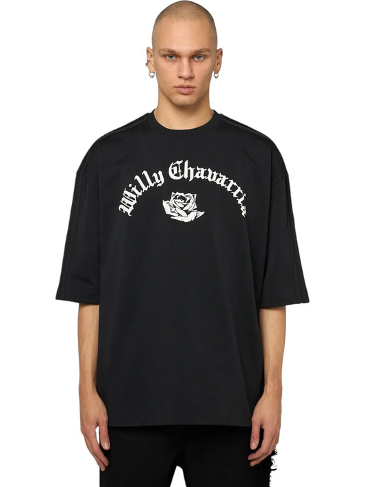 Willy Chavarria X Adidas KD9354 WC Logo SS Tee Black
