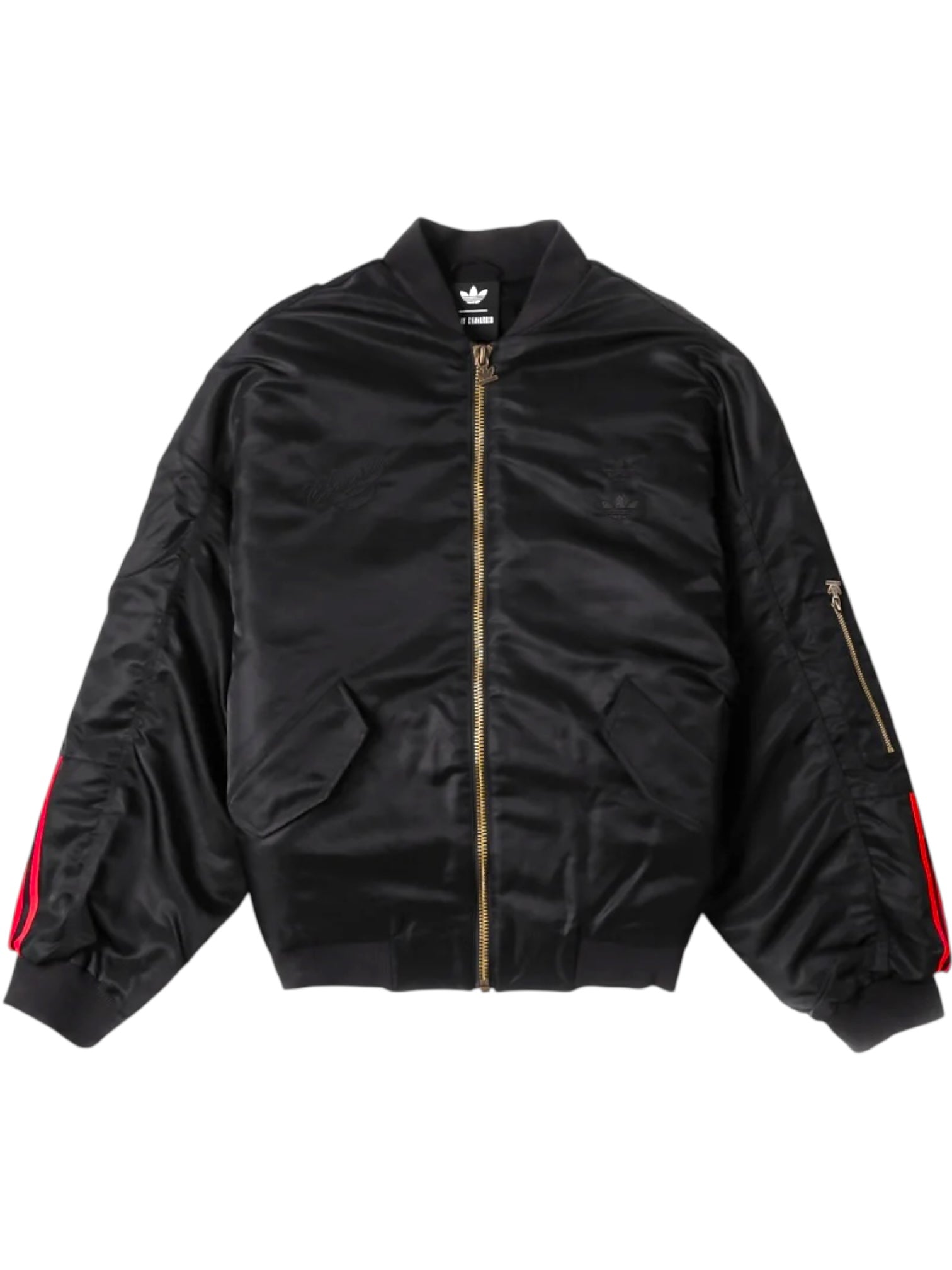 Willy Chavarria X Adidas KD9361 WC Satin Bomber Black