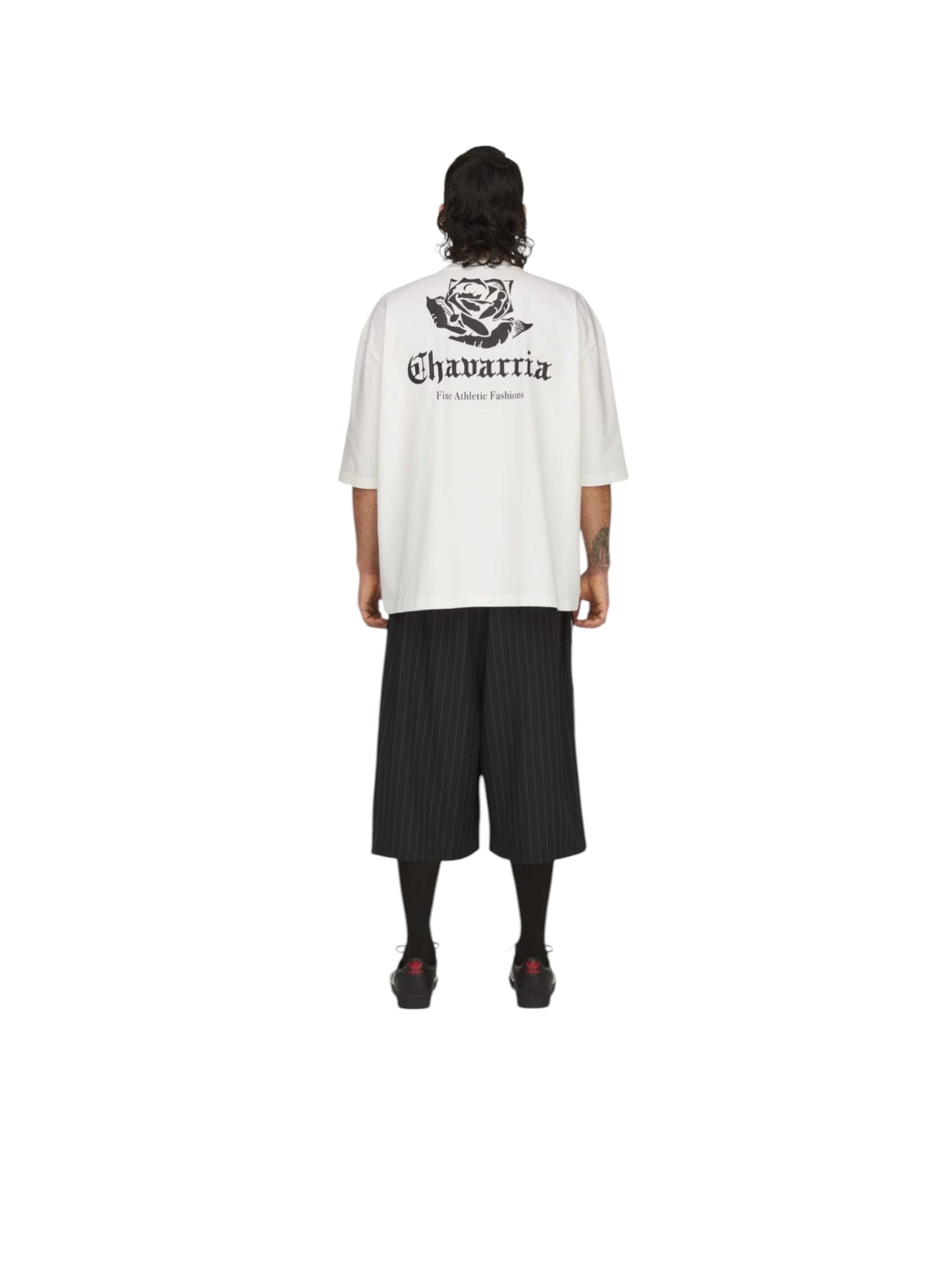 Willy Chavarria X Adidas KR8687 WC Logo SS Tee Owhite
