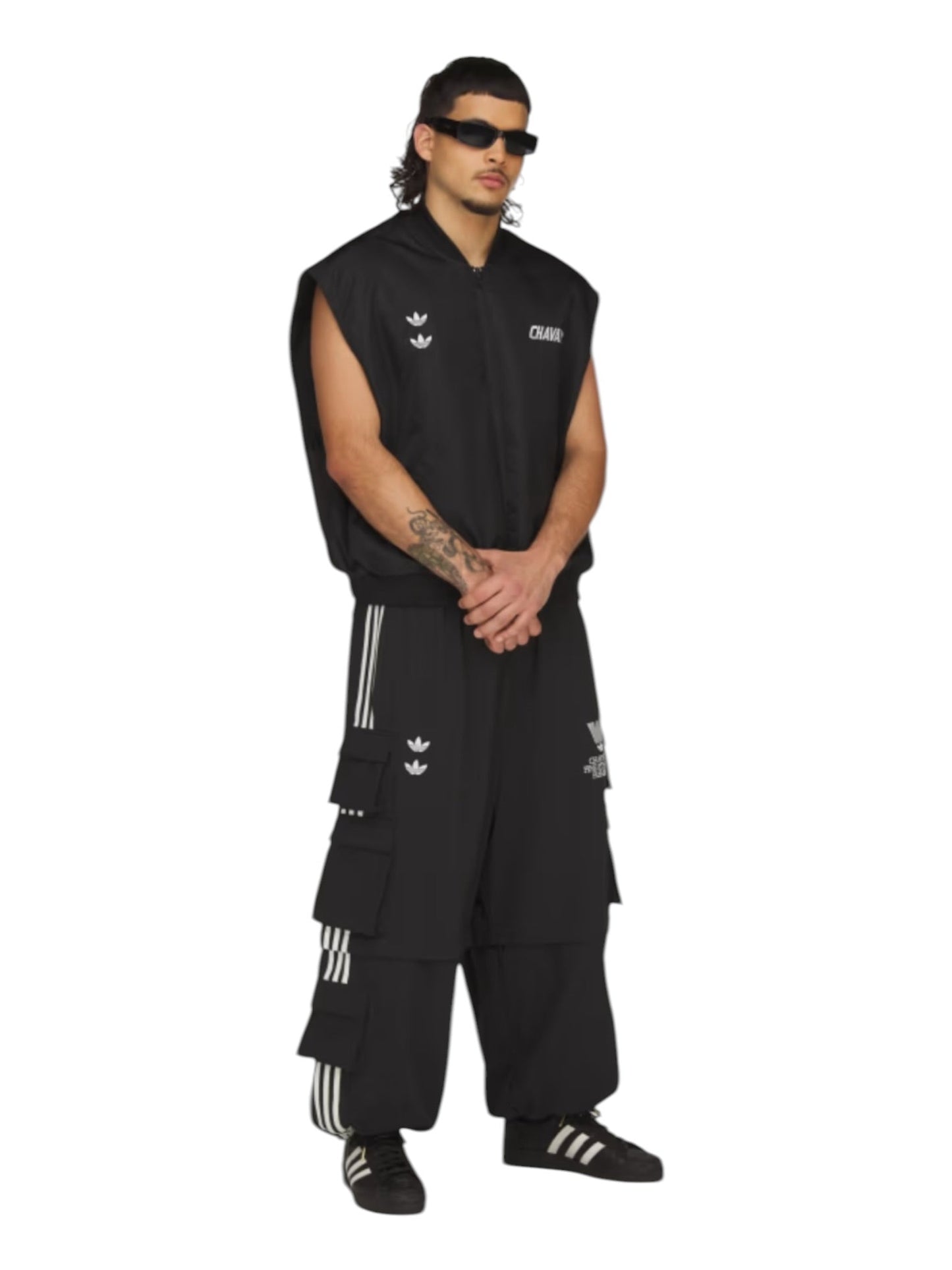 Willy Chavarria X Adidas KS6437 WC Padded Vest Black