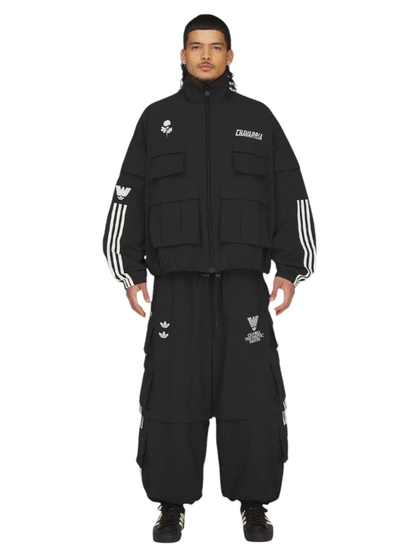 Willy Chavarria X Adidas KS6439 WC Cargo Pant Black