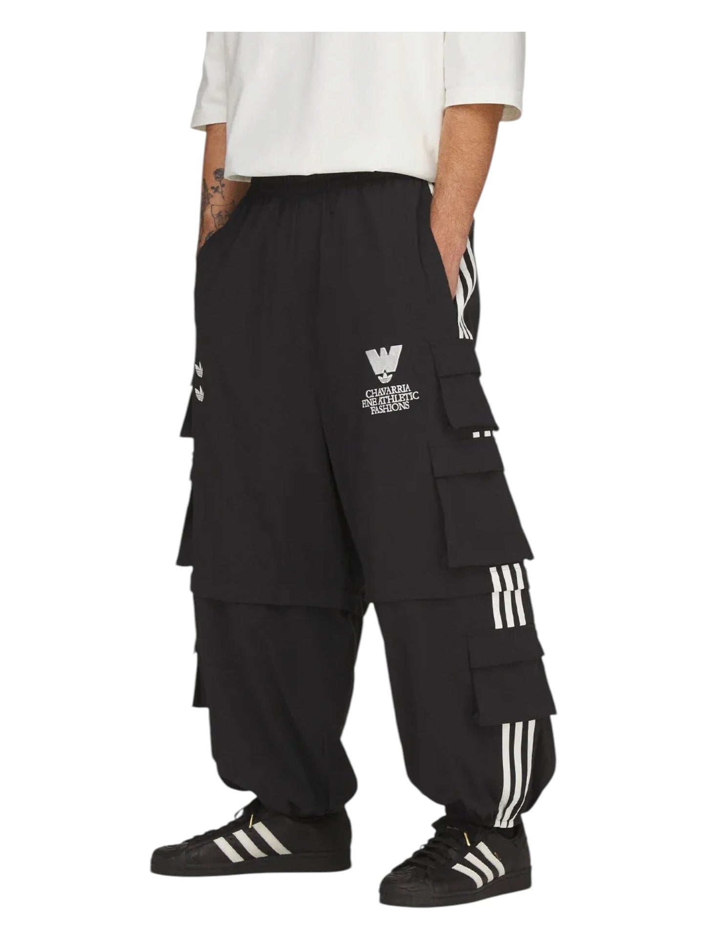 Willy Chavarria X Adidas KS6439 WC Cargo Pant Black