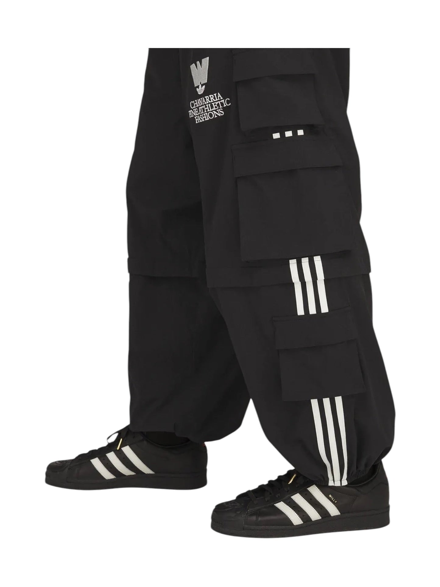 Willy Chavarria X Adidas KS6439 WC Cargo Pant Black