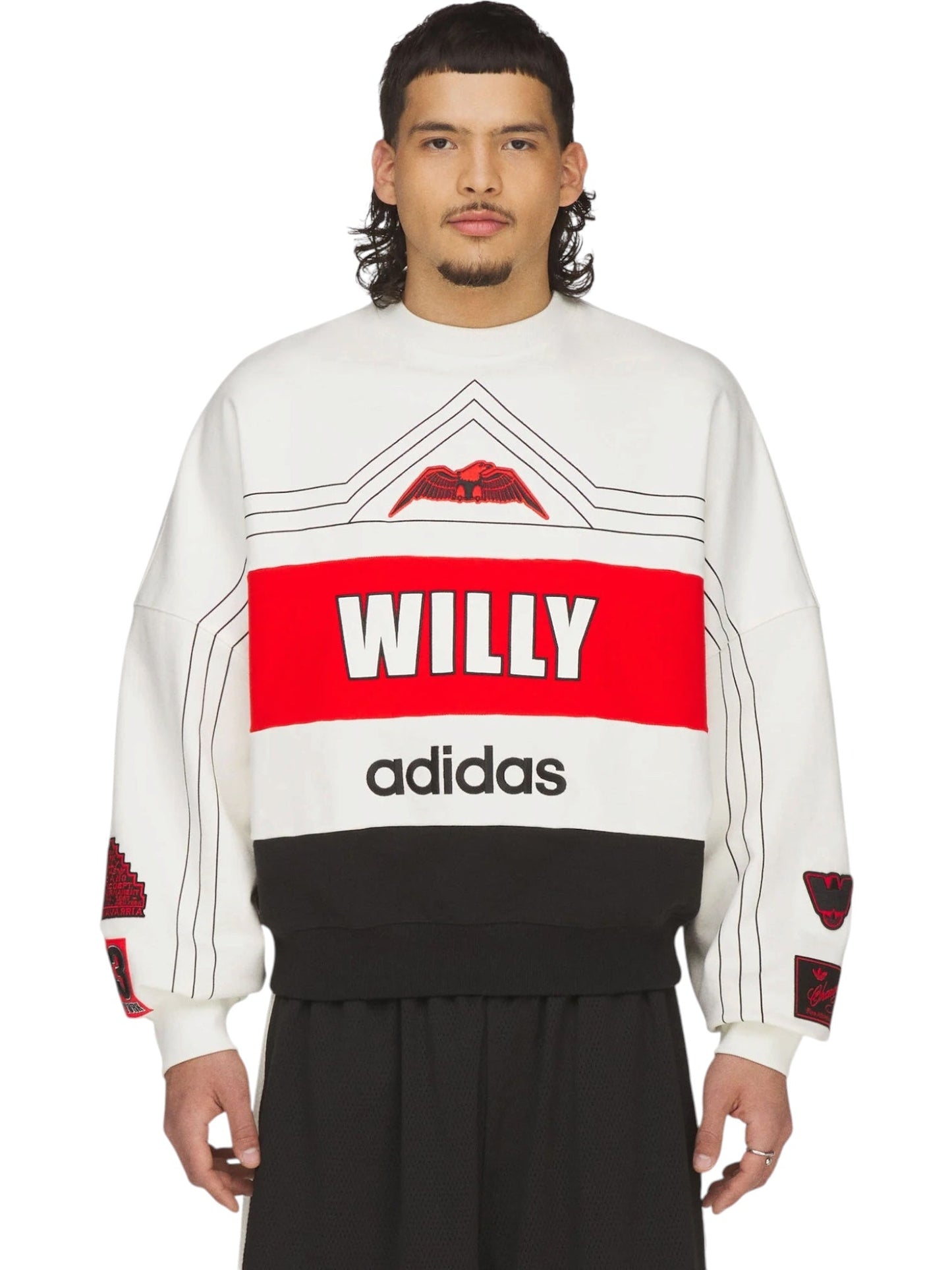 Willy Chavarria X Adidas KS6444 WC NY Ball Crew Owhite