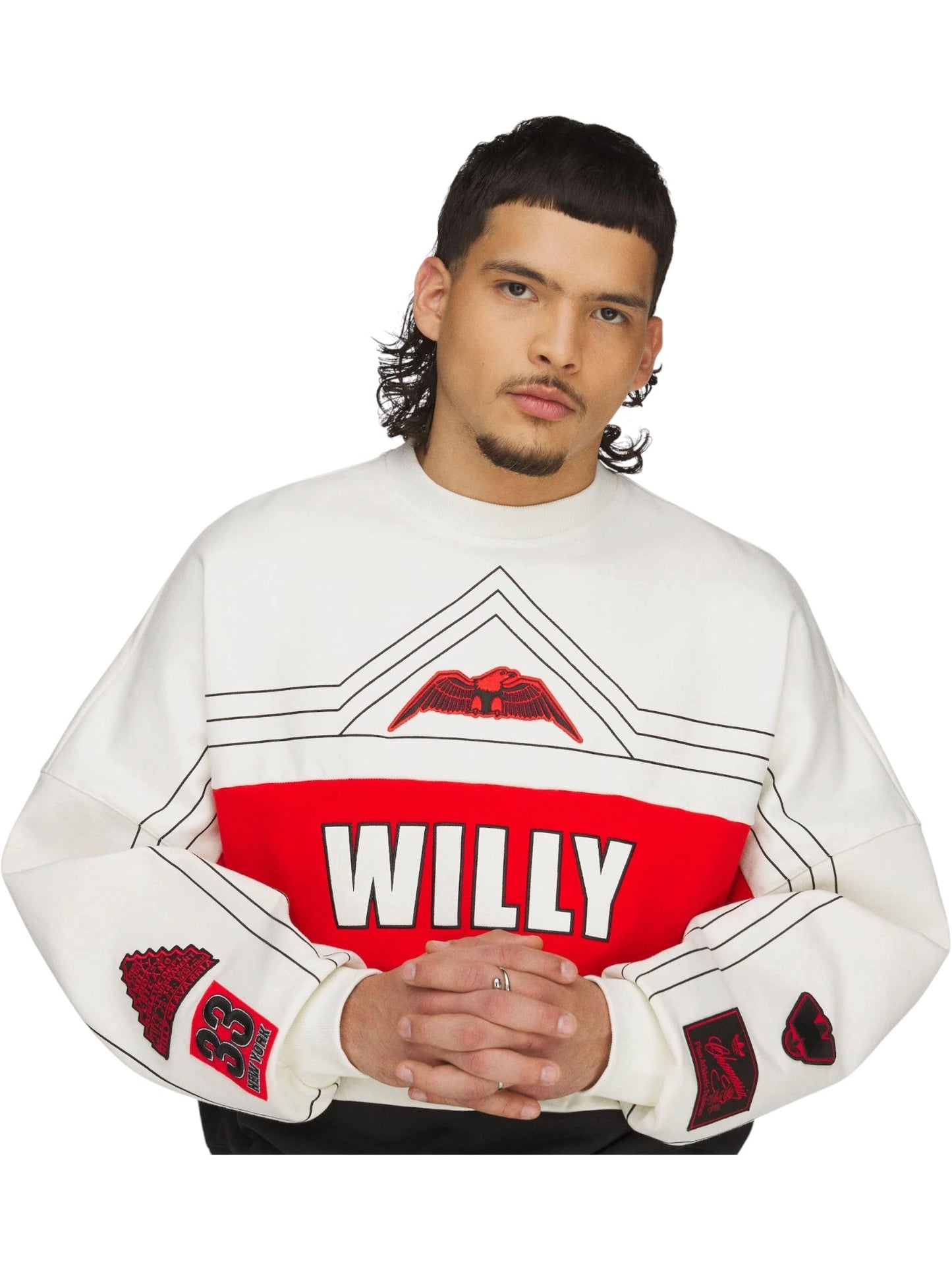 Willy Chavarria X Adidas KS6444 WC NY Ball Crew Owhite