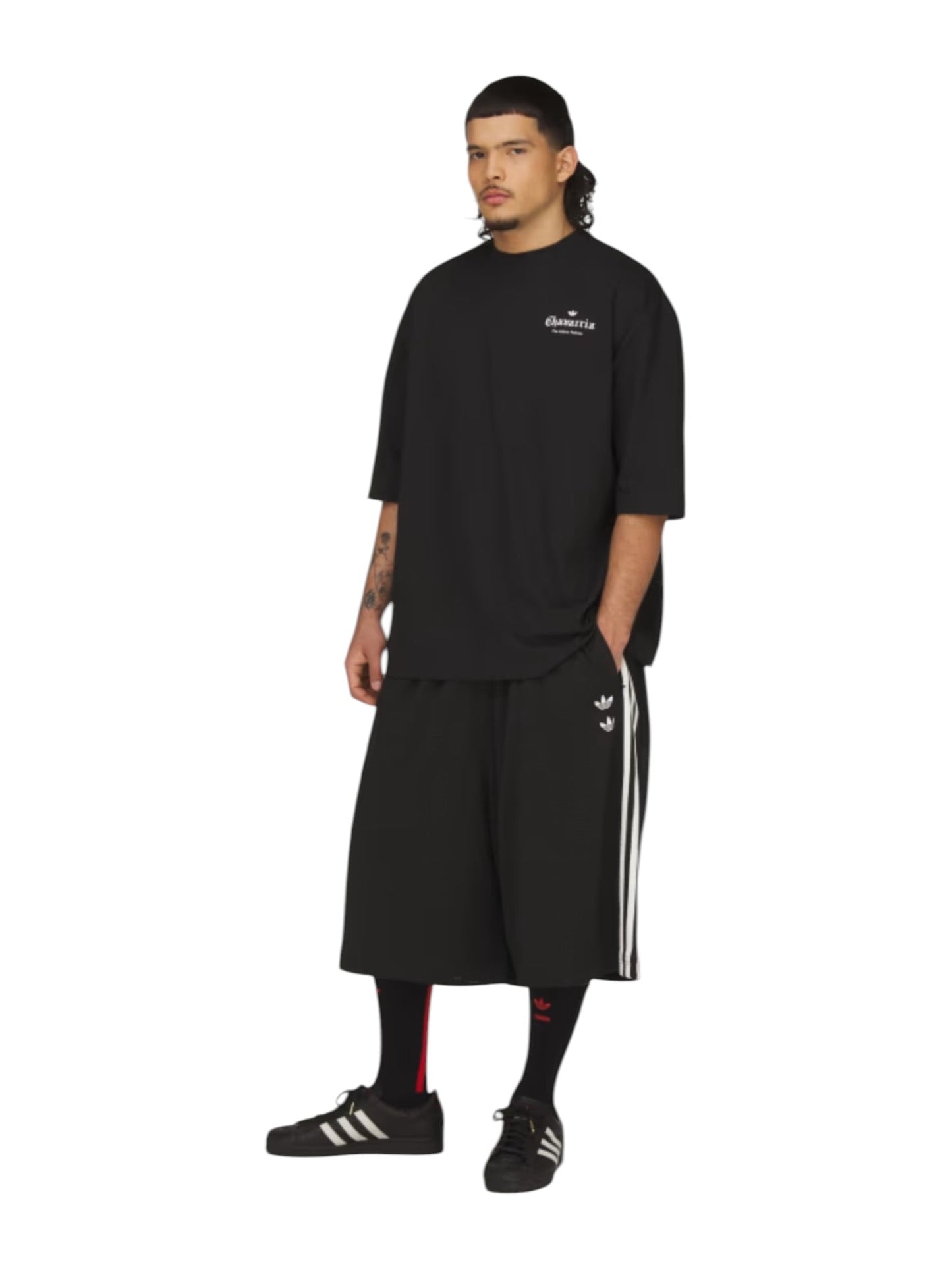 Willy Chavarria X Adidas KS6445 WC Logo SS Tee Black