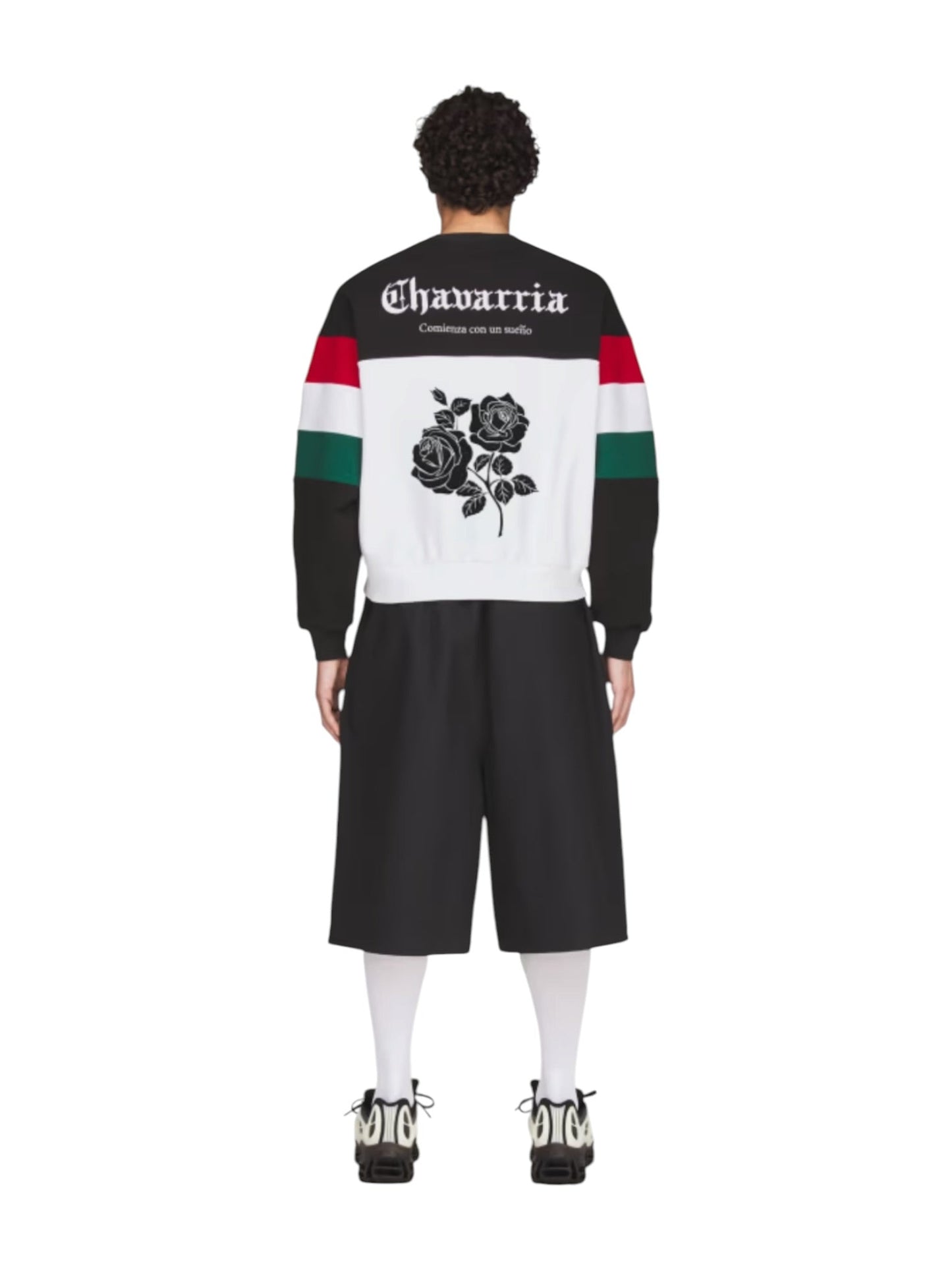 Willy Chavarria X Adidas KV1976 WC Crew  SWEATSH Black/White