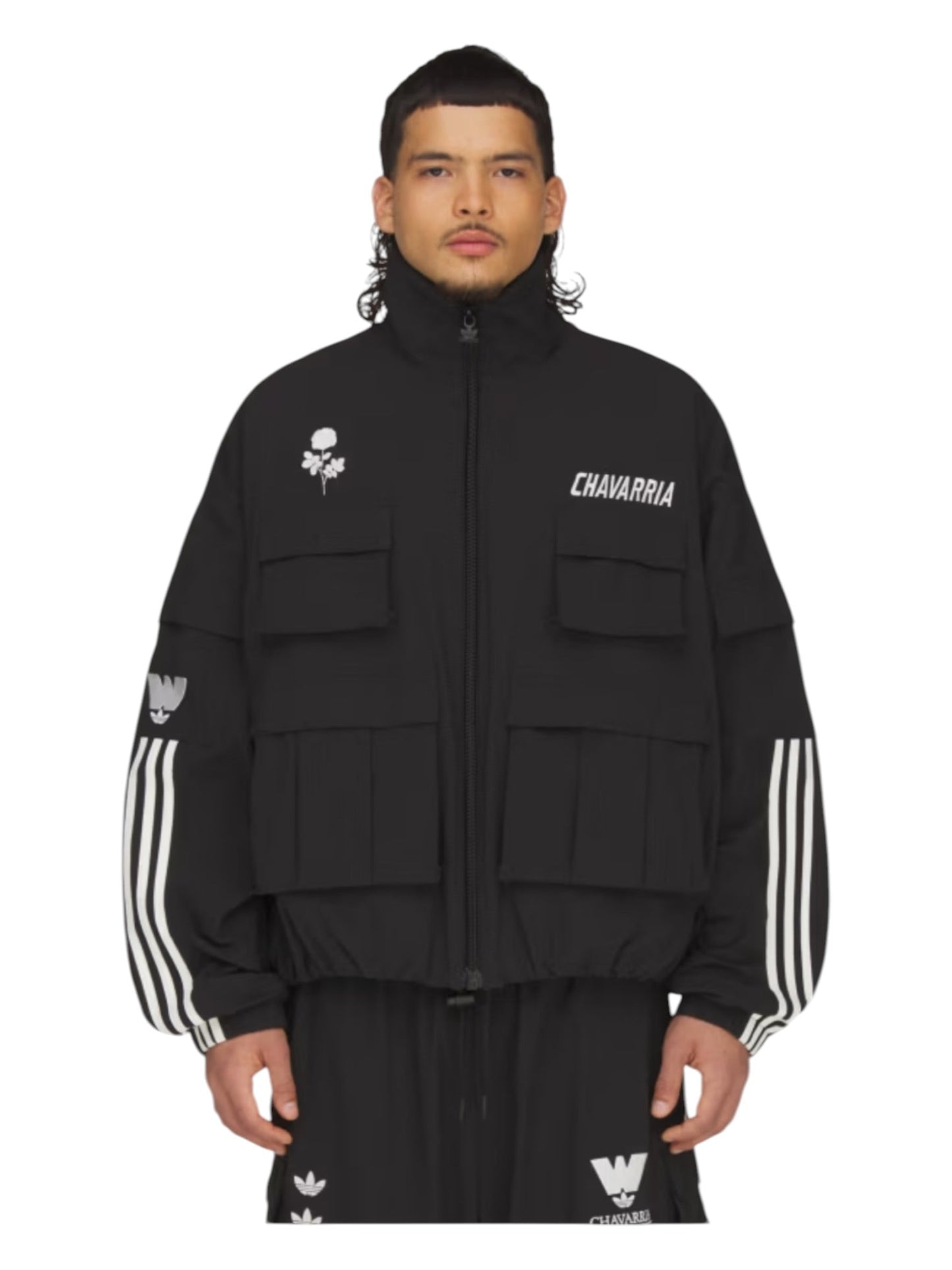 Willy Chavarria X Adidas KW1732 WC Cargo Tr Jkt Black
