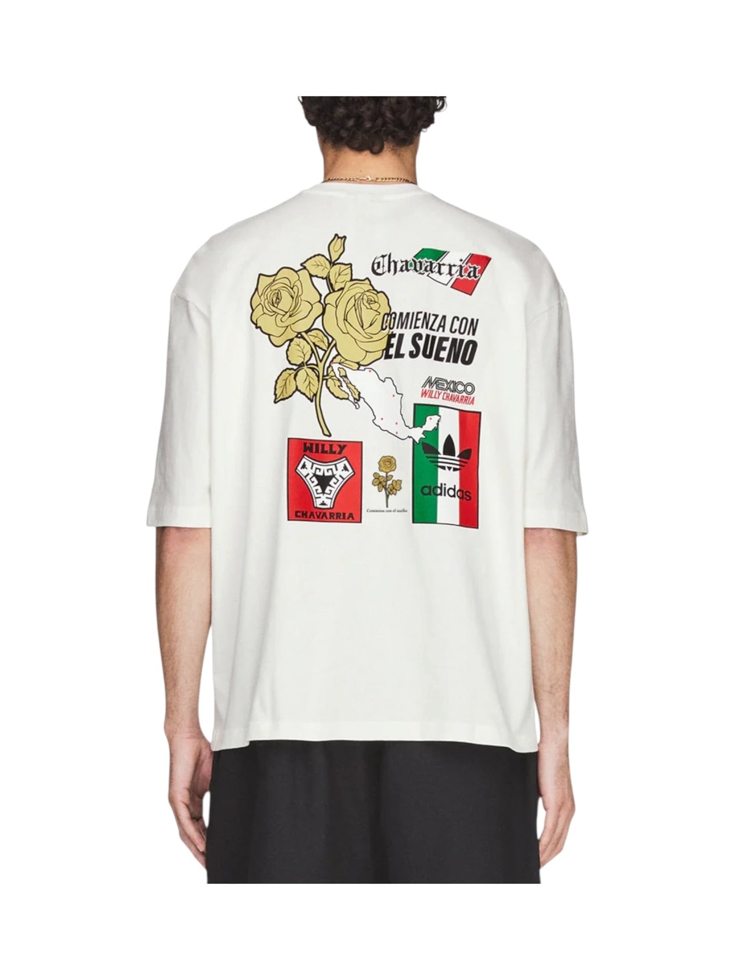 Willy Chavarria X Adidas KY7707 WC Graphic Tee OWHITE