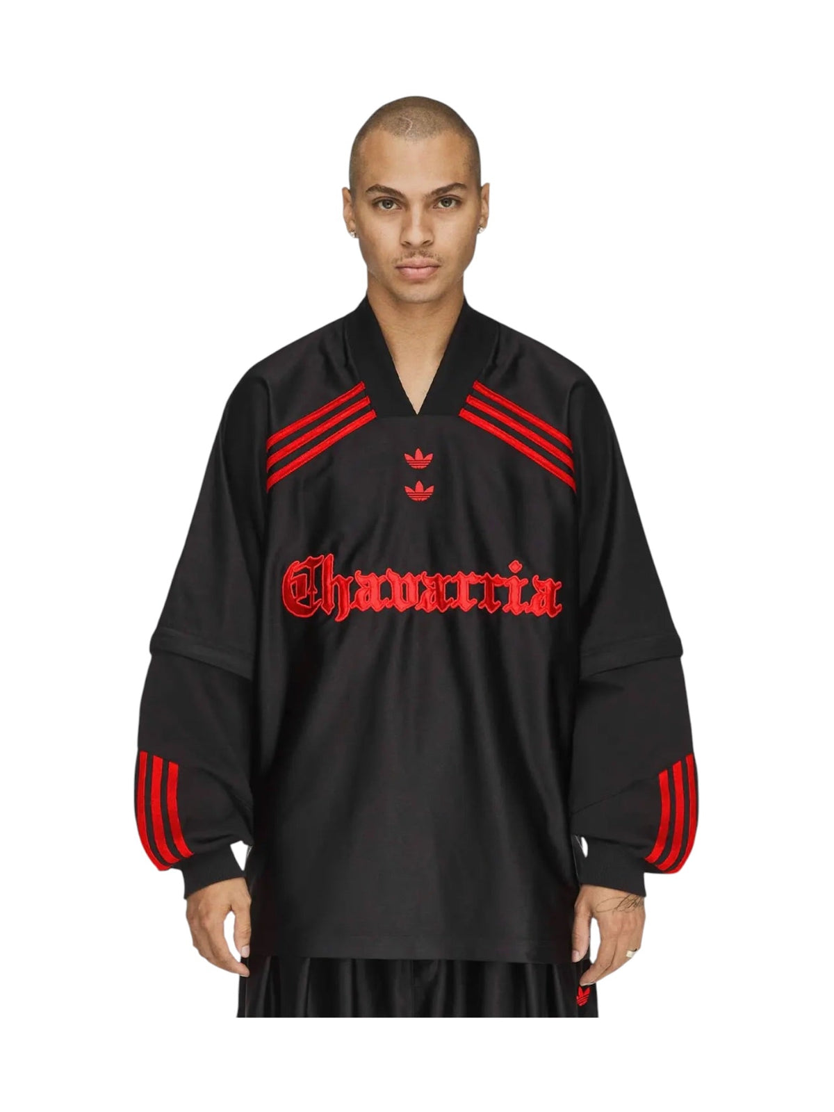 Probus Willy Chavarria X Adidas KZ3116 WC Dazzle LS JE Black Willy Chavarria X Adidas KZ3116 WC Dazzle LS JE Black BLACK