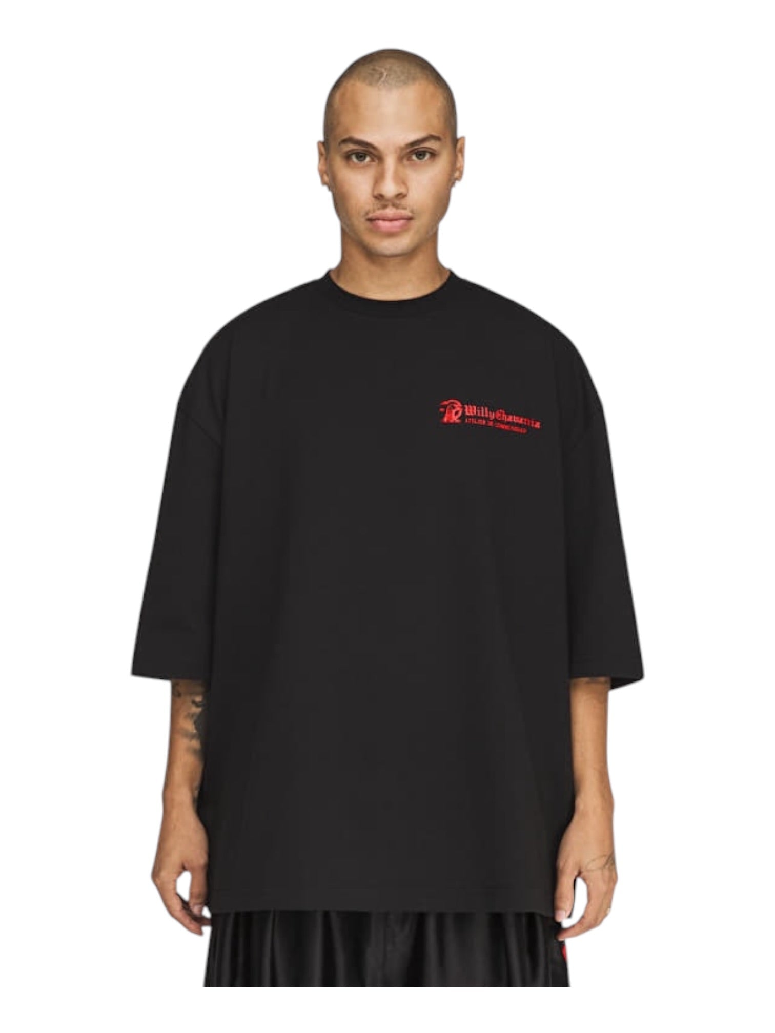 Willy Chavarria X Adidas Atelier Tee Black for Men - LC8135 – Probus