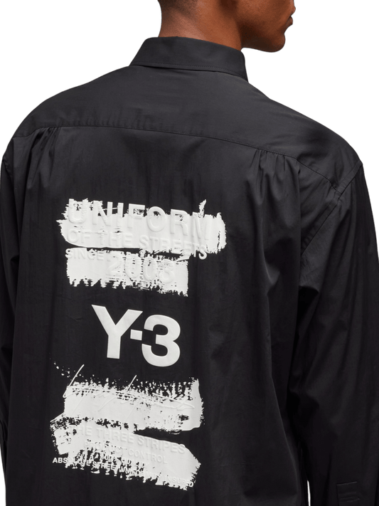 Y-3 JN4878 U GFX Logo Shirt  Black