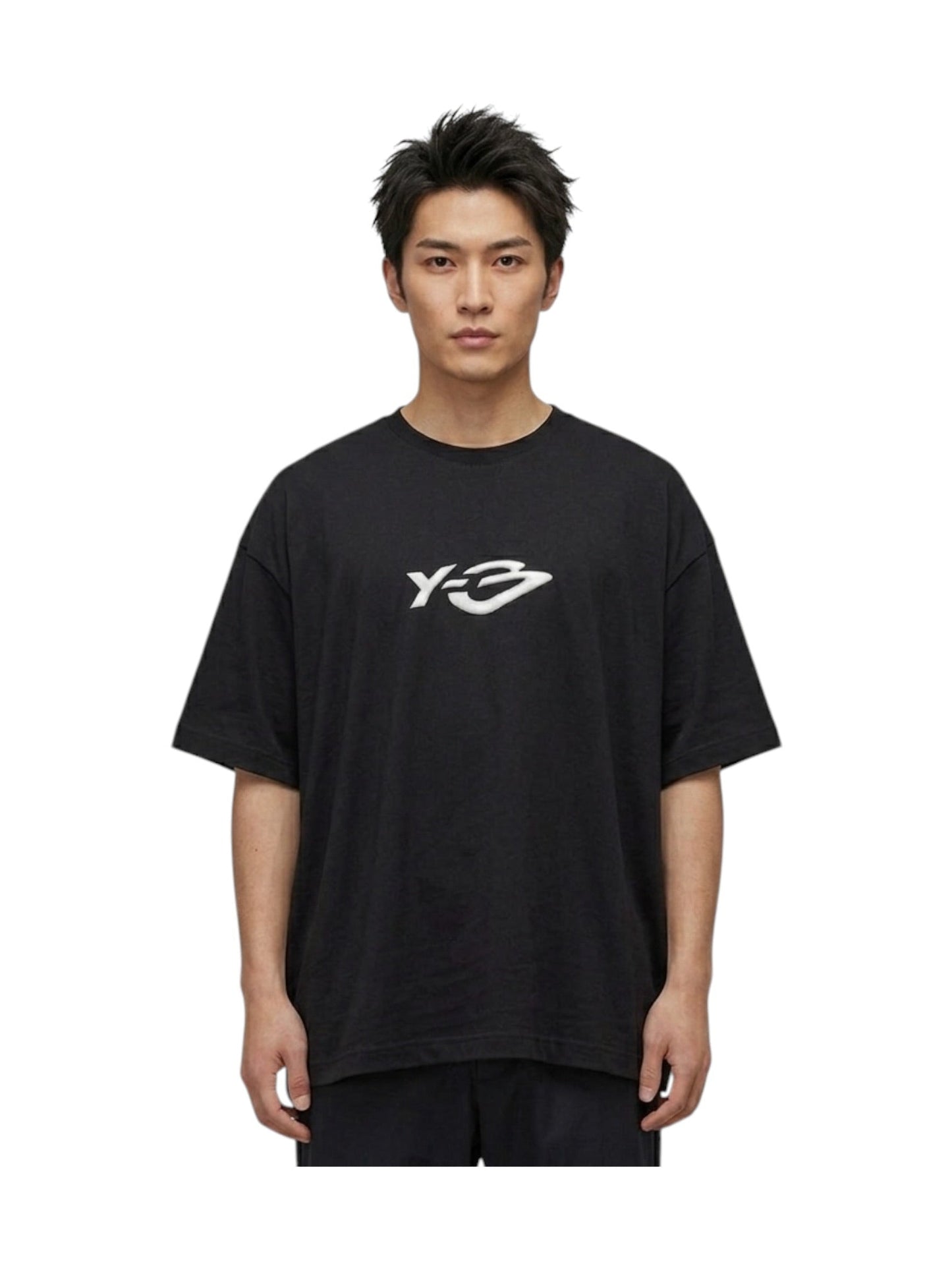 Y-3 X Adidas KQ8579 Logo LS Tee Black