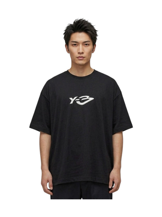 Y-3 X Adidas KQ8579 Logo LS Tee Black