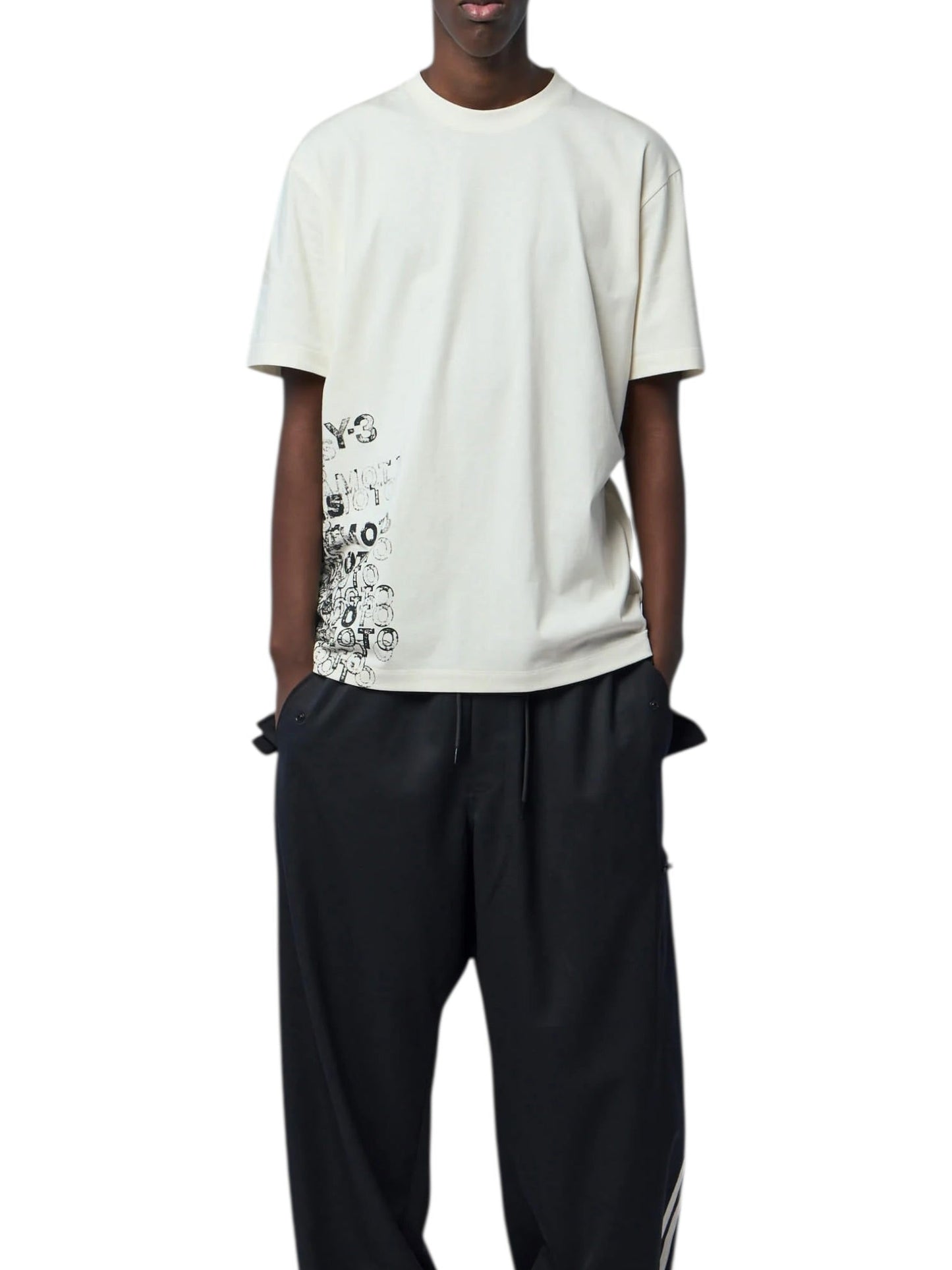 Y-3 X Adidas KR2224 GFX SS Tee Cwhite
