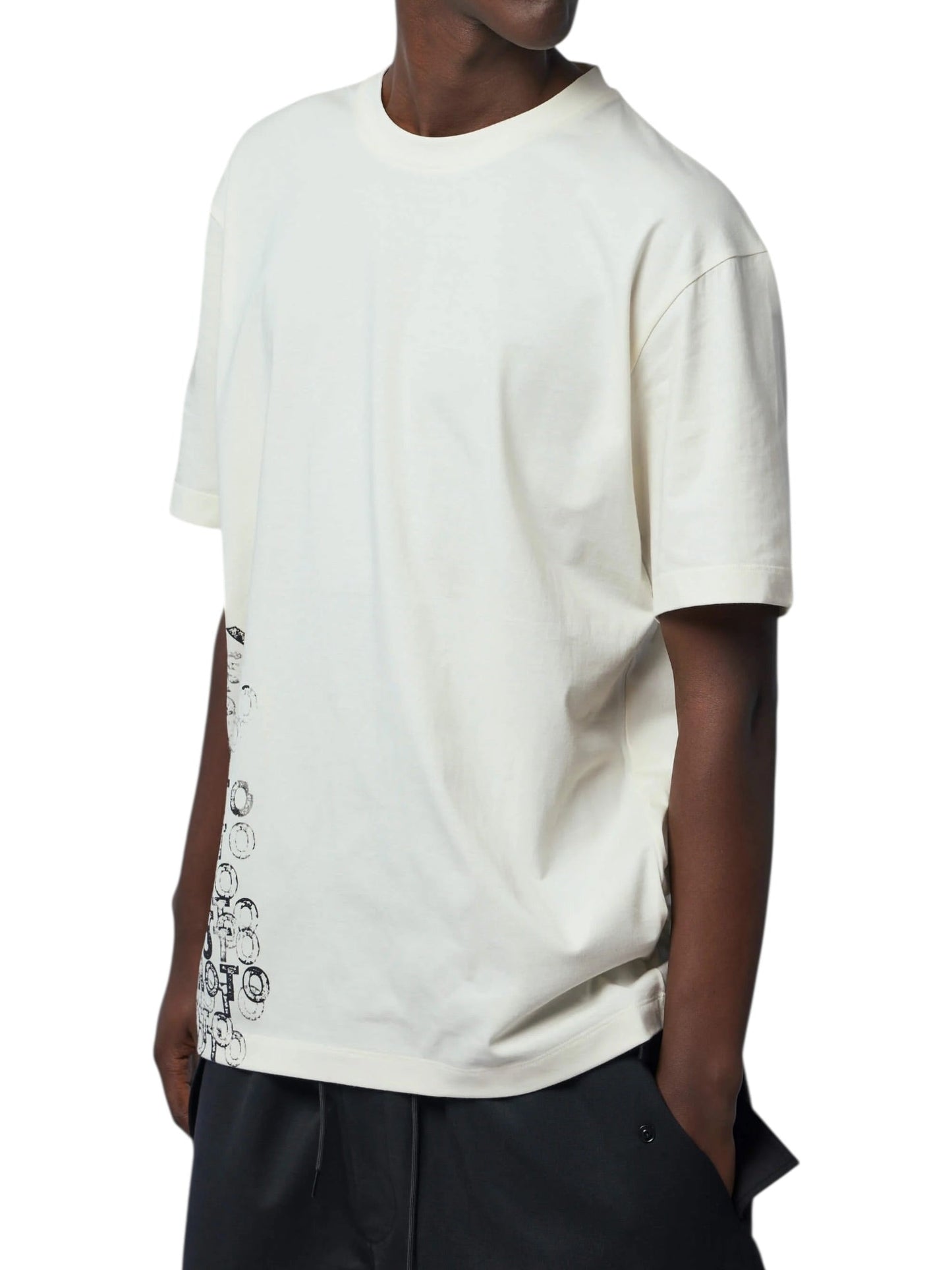 Y-3 X Adidas KR2224 GFX SS Tee Cwhite