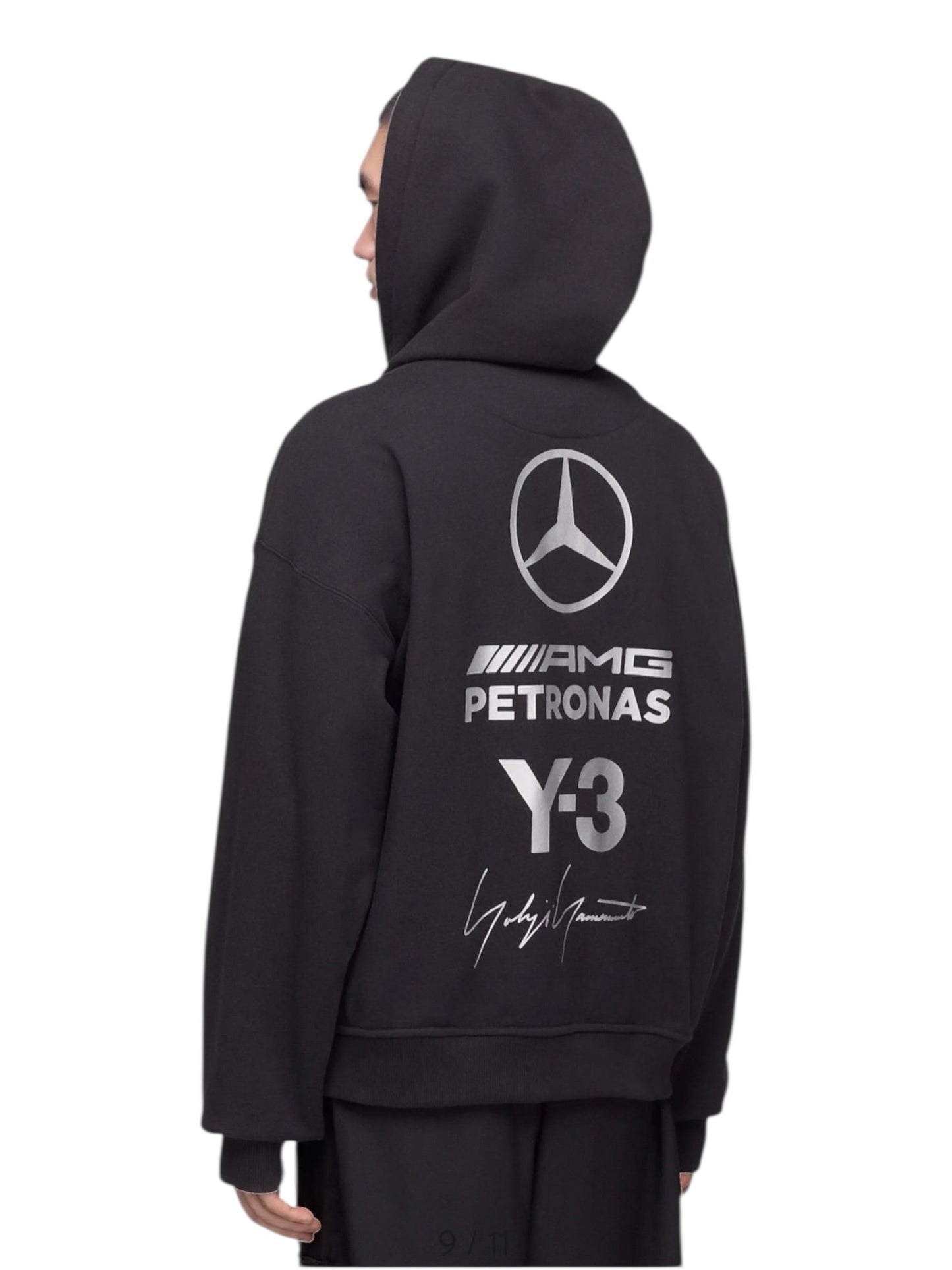 Y-3 X Adidas KR2242 F1 Zip Hoodie Black