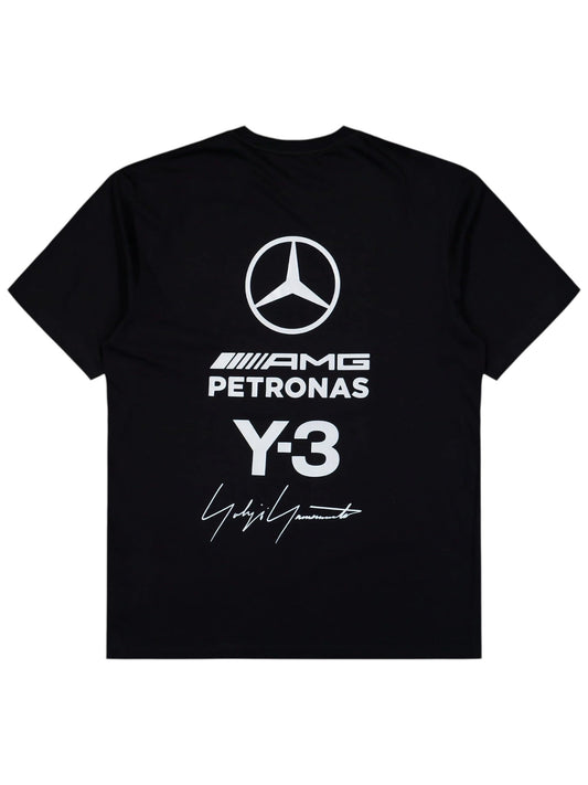 Y-3 X Adidas KR2373 F1 Logo SS Tee Black