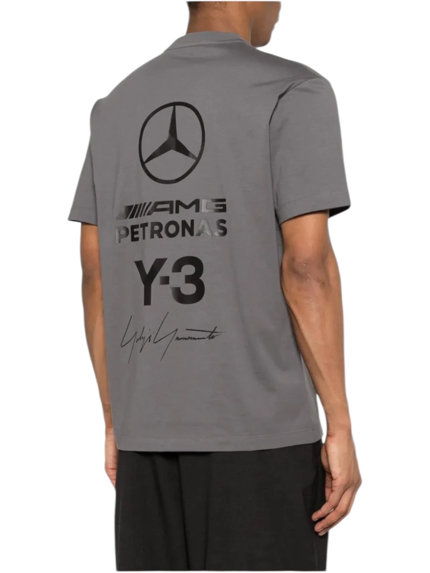 Y-3 X Adidas KS4838 F1 Logo SS Tee Granit