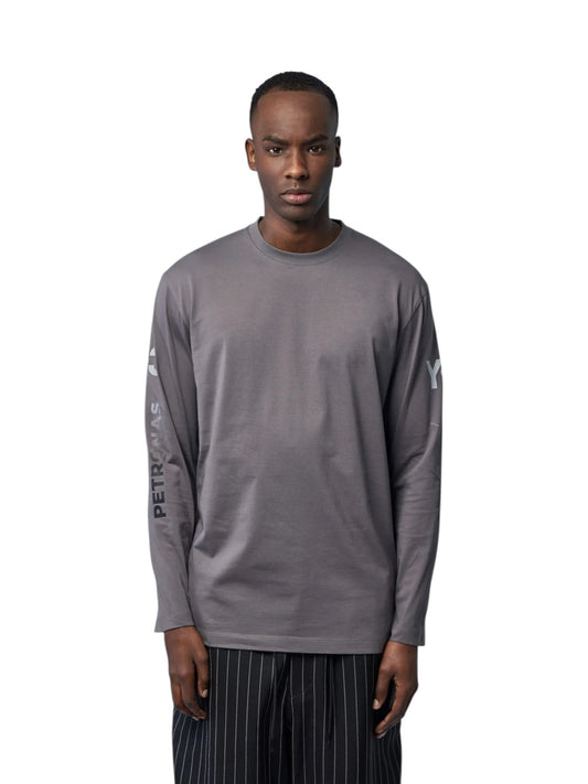 Y-3 X Adidas KS4840 F1 Chaos LS Tee Granit