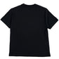The 3.Paradis SS T-Shirt Paradis Blk from 3.PARADIS, made of 100% cotton, features a stylish design with short sleeves and a round neckline in bold black.