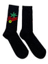 Step into comfort and style with Barrow S4BWUASO024 unisex black socks by BARROW. Featuring palm tree graphics, the word "Barrow," a smiley face, and striking red accents, these high-quality socks perfectly blend fun and function.