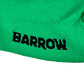 Lush green fabric adorned with the word "BARROW" in bold black text, exuding the timeless elegance one associates with Italian craftsmanship, as seen in BARROW's S4BWUASO140 Unisex Socks.