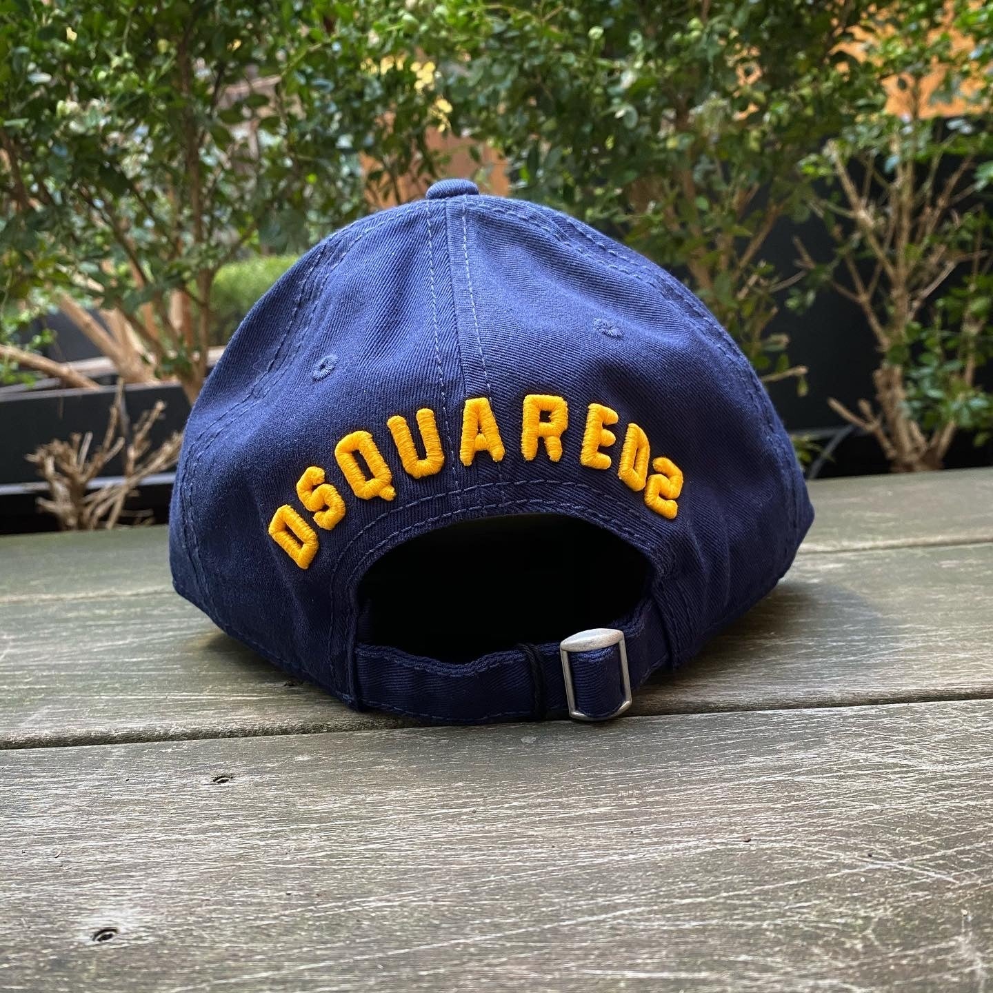 Navy blue dsquared store cap