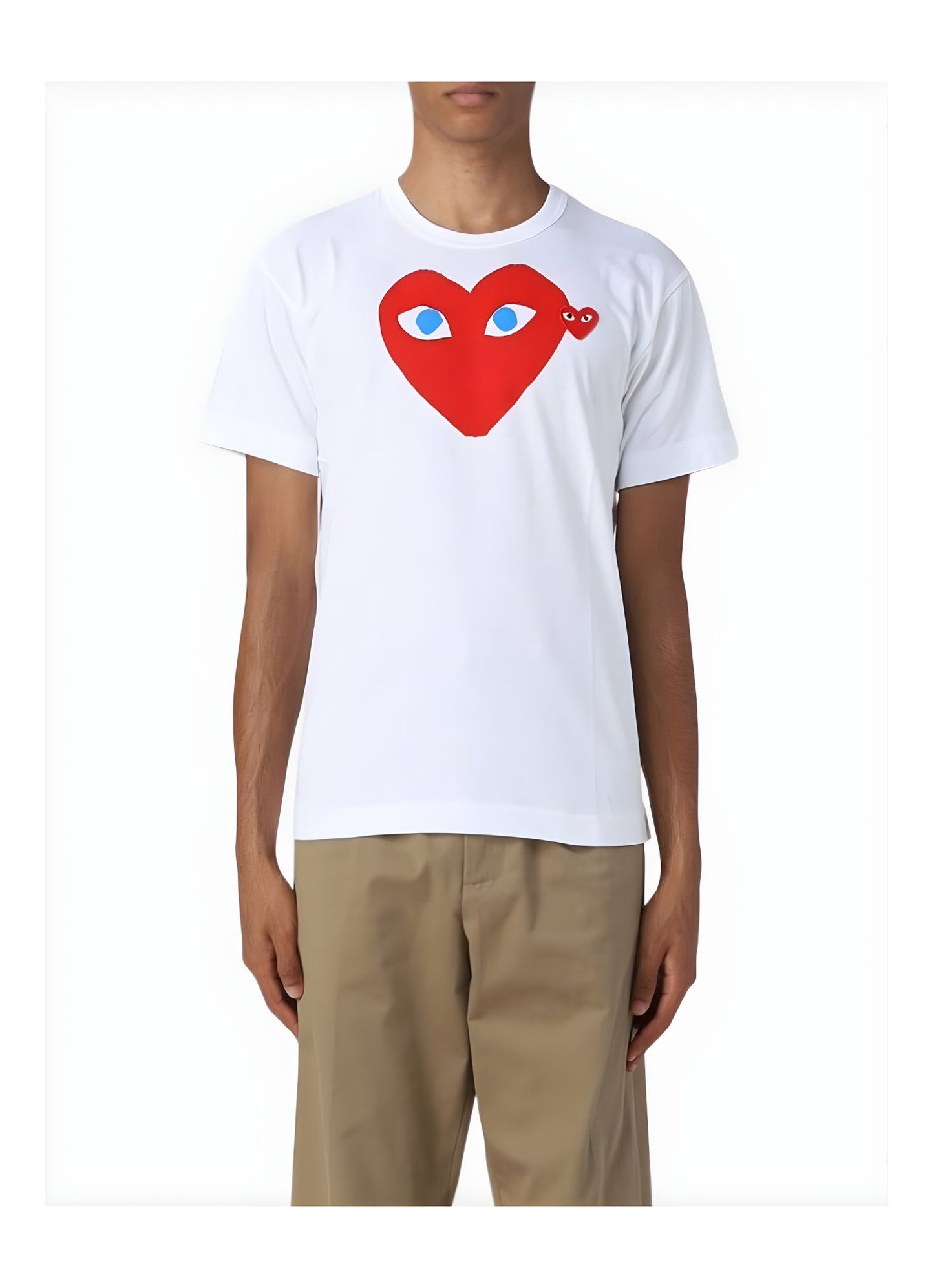 Red Emblem Heart T-Shirt - White/Red – Feature