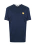 Probus COMMES DES GARCONS P1T216 PLAY T-SHIRT GOLD HEART NAVY COMMES DES GARCONS P1T216 PLAY T-SHIRT GOLD HEART NAVY S