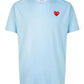 Probus COMMES DES GARCONS P1T272 PLAY RED HEART T-SHIRT BLUE COMMES DES GARCONS P1T272 PLAY RED HEART T-SHIRT BLUE S