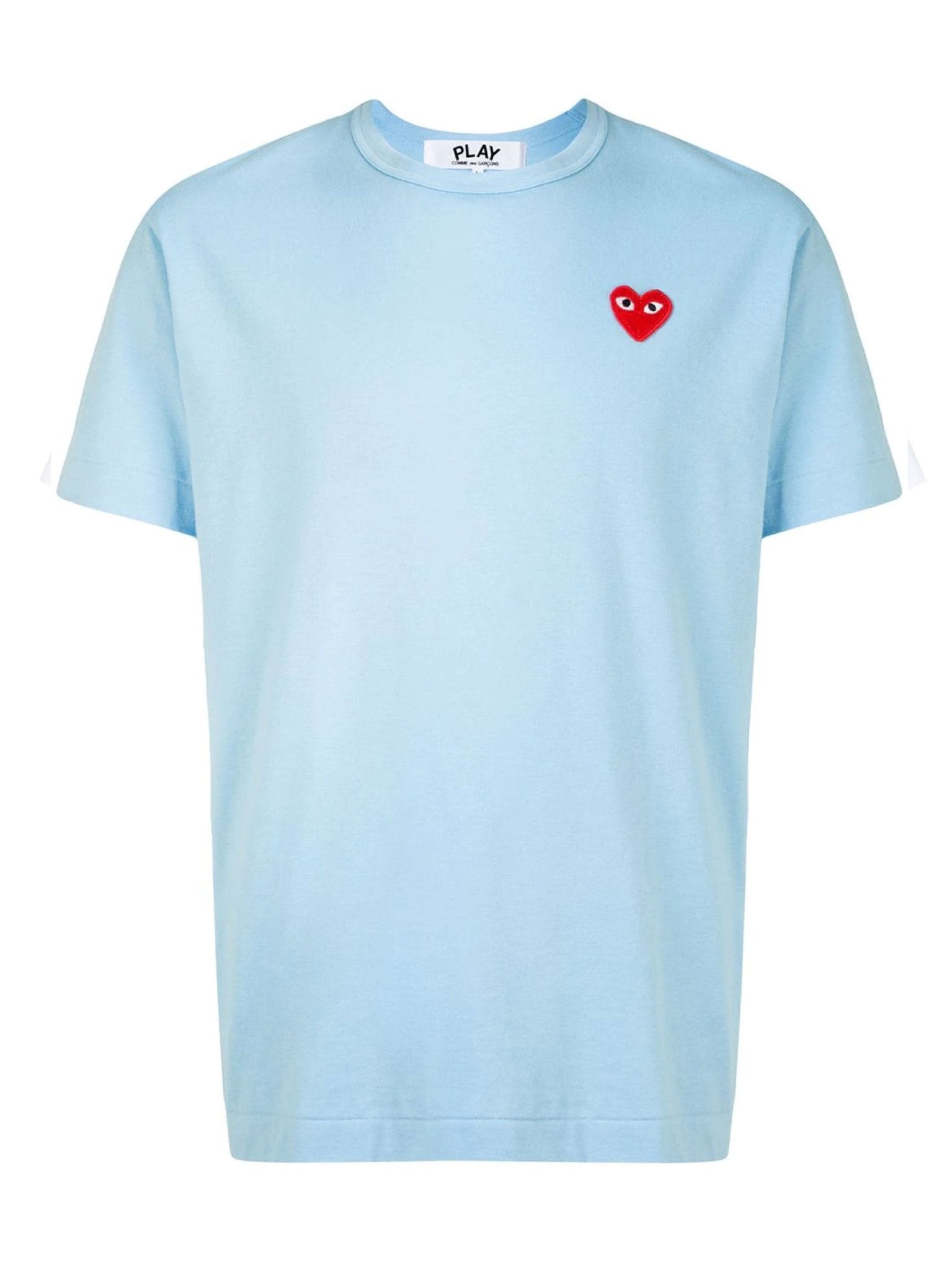 COMMES DES GARCONS P1T272 PLAY RED HEART T-SHIRT BLUE