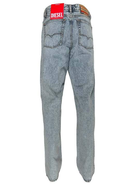 Men's DIESEL 1955 D-REKIV-S1 9160 denim jeans on a white background.