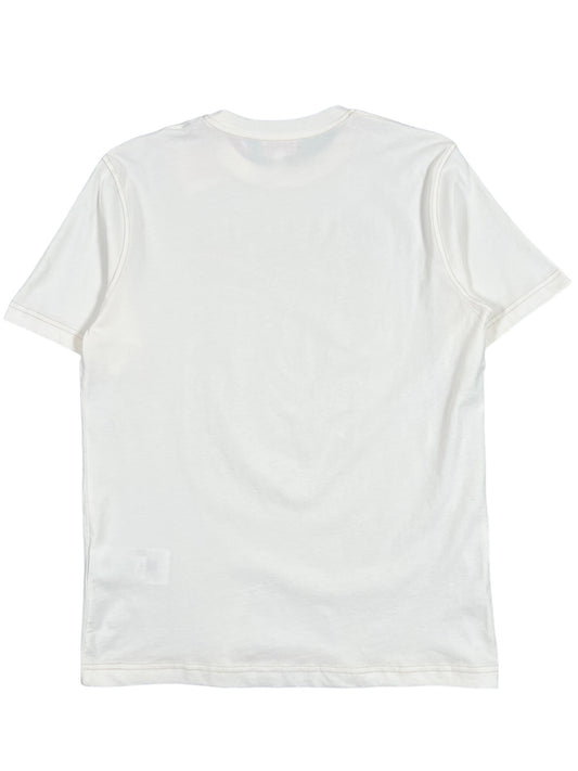 An organic cotton DIESEL T-JUST-N12 T-shirt in a camouflage pattern on a white background.