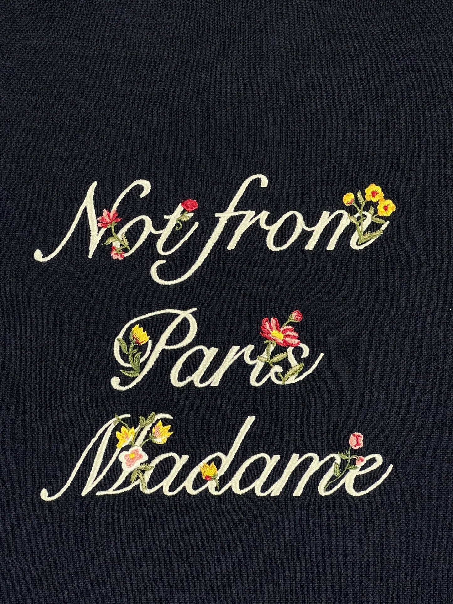 Not from Paris, madame DROLE DE MONSIEUR sweatshirt.