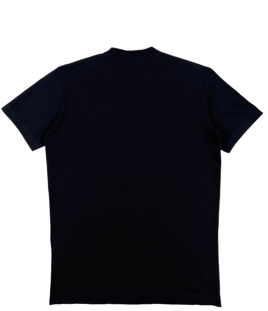 The back of a DSQUARED2 S71GD1066 T-SHIRT BLACK on a white background.