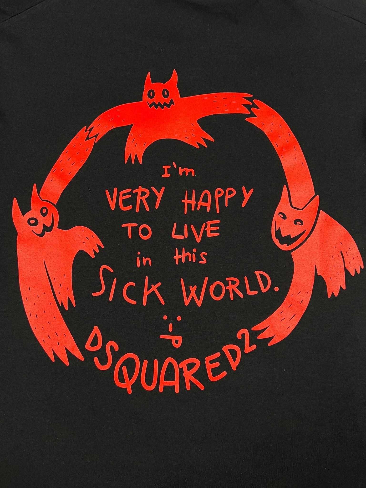 Probus DSQUARED2 S74GD1155 COOL FIT TEE BLACK S