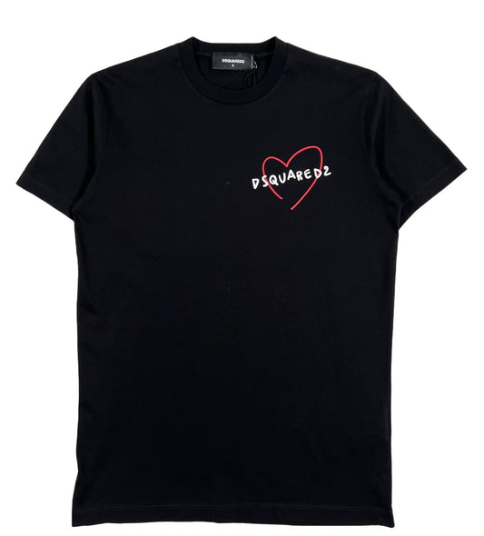 Probus DSQUARED2 S74GD1162 COOL FIT TEE BLACK S