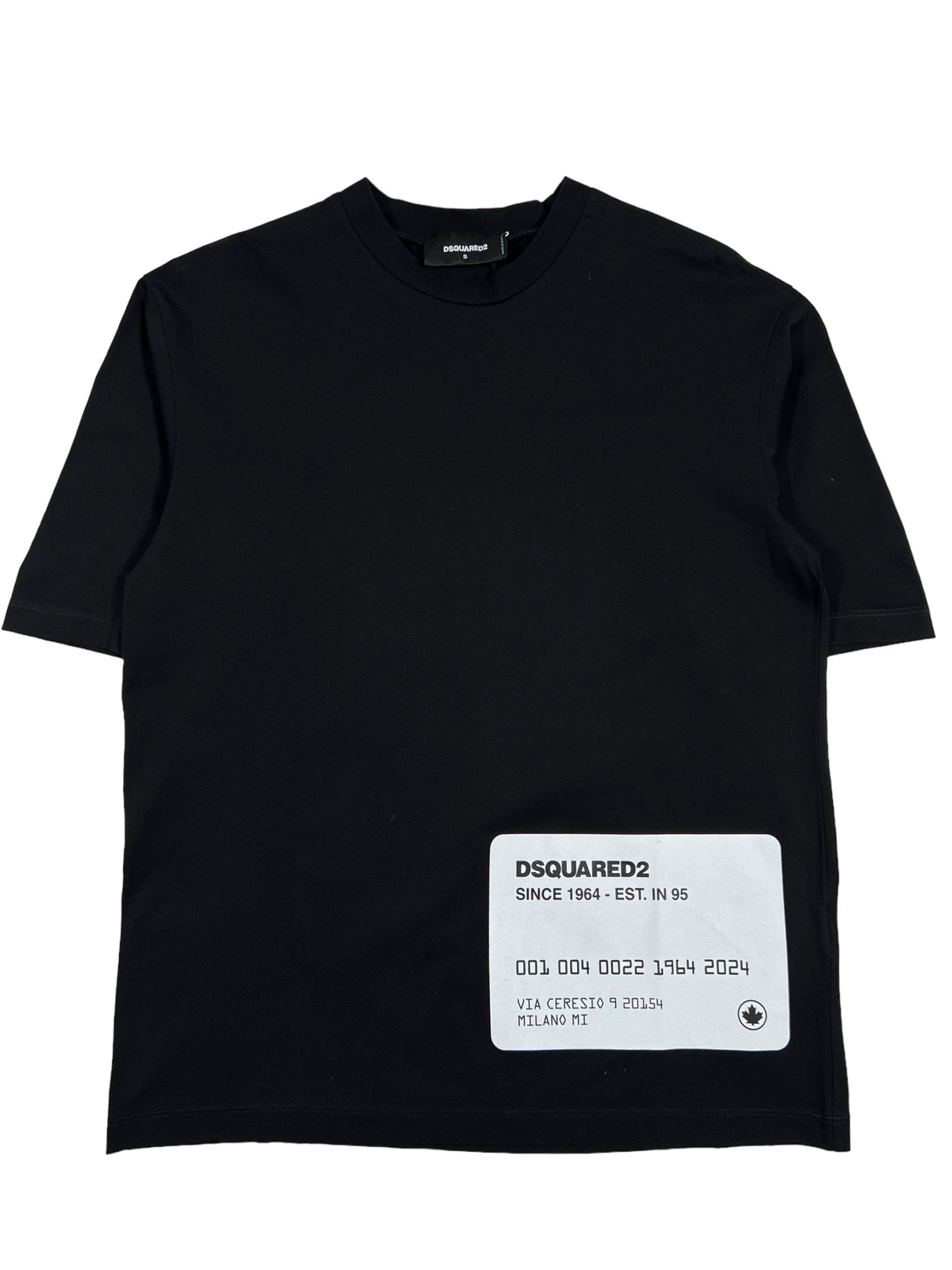 DSQUARED2 T-SHIRT S74GD1237 LOOSE FIT TEE BLACK - Probus