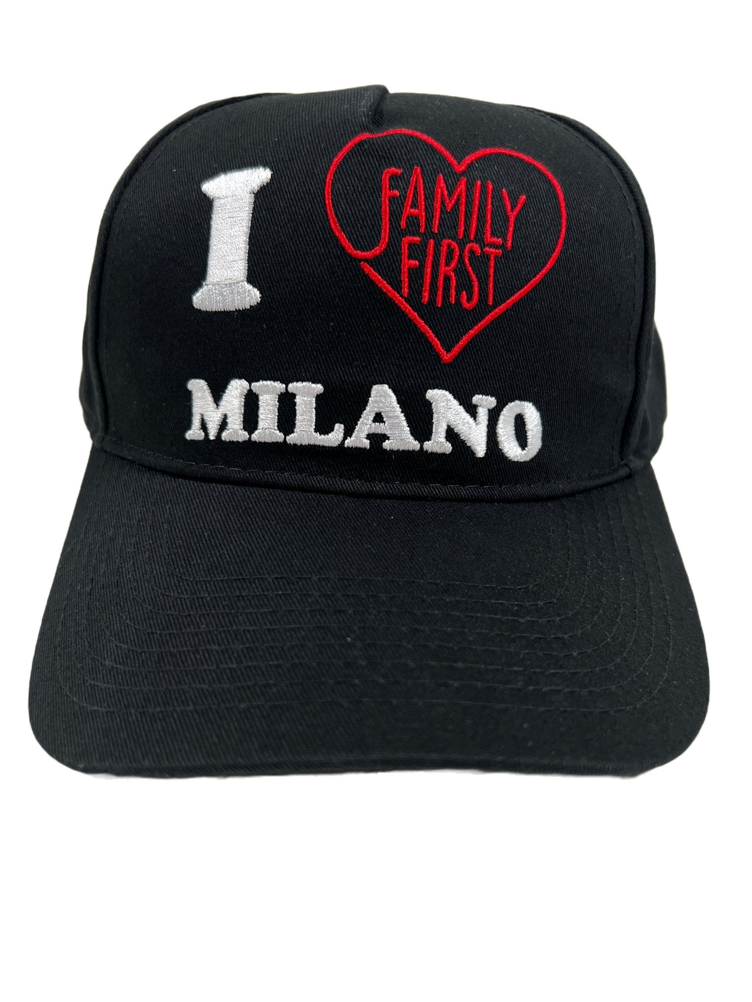 Family First HS56Bk I Love Hat Black