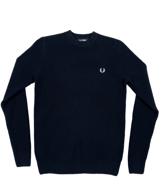 Probus FRED PERRY K4556 TEXTURE LAMBSWOOL JUMP NAVY S