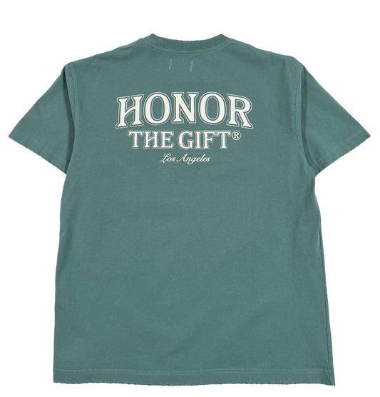 Probus HONOR THE GIFT FLORAL POCKET SS TEE TEAL S